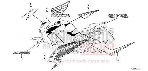MARQUE (1) CB650FAE de 2014